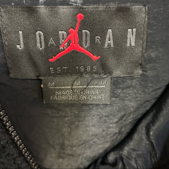 Nike Jordan (SAMPLE) Engineered Sherpa Full Zipper Hoodie Jacket Size Medium - Picture 8 of 13
